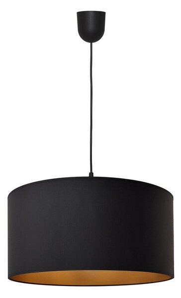 Lampadario su corda ALBA 1xE27/15W/230V d. 40 cm nero/oro