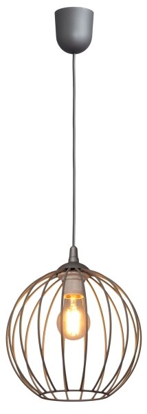 Lampadario su filo MERCURE 1xE27/15W/230V grigio