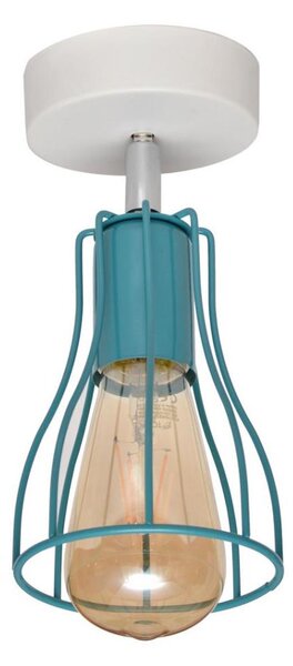 Lampadario a plafone TUBE II 1xE27/15W/230V turchese