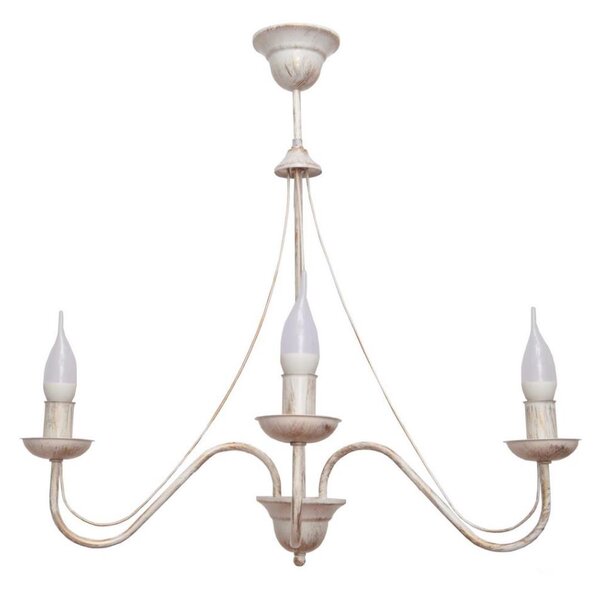 Lampadario a sospensione con supporto rigido MALBO III 3xE14/10W/230V