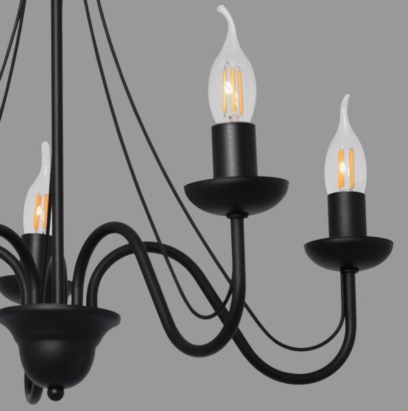 Lampadario a sospensione con filo MALBO II 5xE14/10W/230V