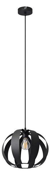Lampadario a sospensione con filo NEWTON 1xE27/15W/230V nero