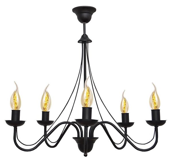 Lampadario a sospensione con filo MALBO II 5xE14/10W/230V