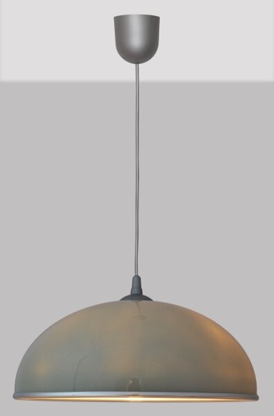 Lampadario su filo CIRCLE 1xE27/15W/230V grigio