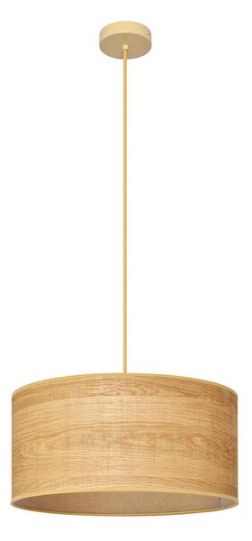 Lampadario a sospensione con filo ALBA 1xE27/15W/230V diametro 40 cm marrone