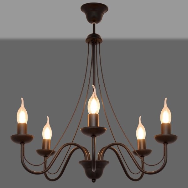 Lampadario a sospensione con filo MALBO II 5xE14/10W/230V