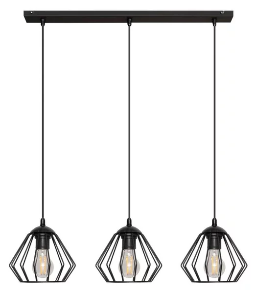 Lampadario a sospensione con filo AGAT 3xE27/15W/230V