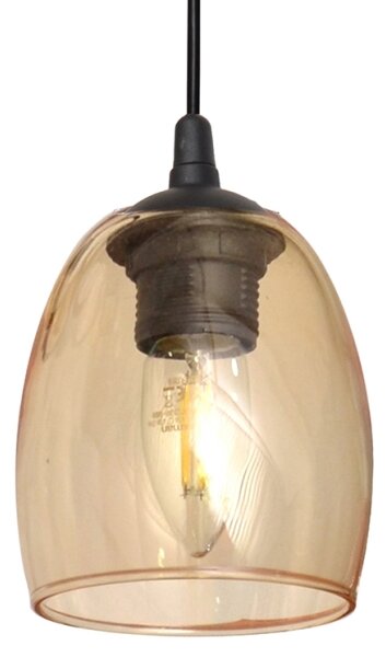 Lampadario a sospensione con filo BRILLANT 3xE27/15W/230V beige