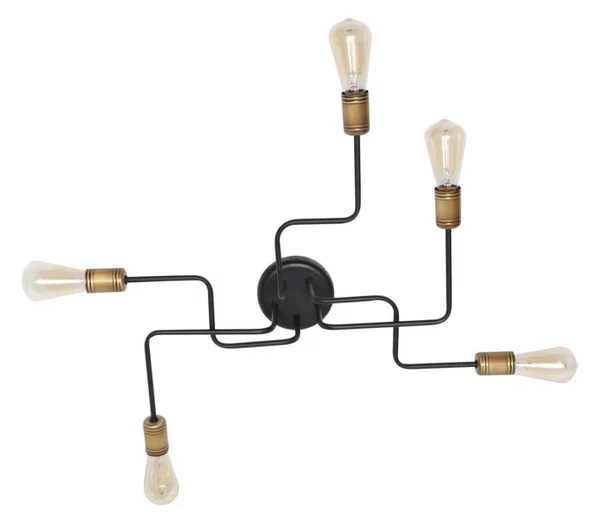 Lampadario fisso TUBE 5xE27/15W/230V