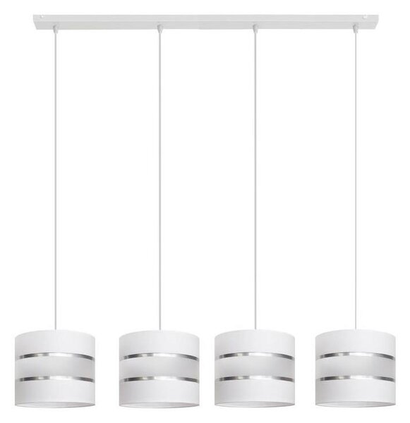 Lampadario a sospensione con filo HELEN 4xE27/15W/230V bianco
