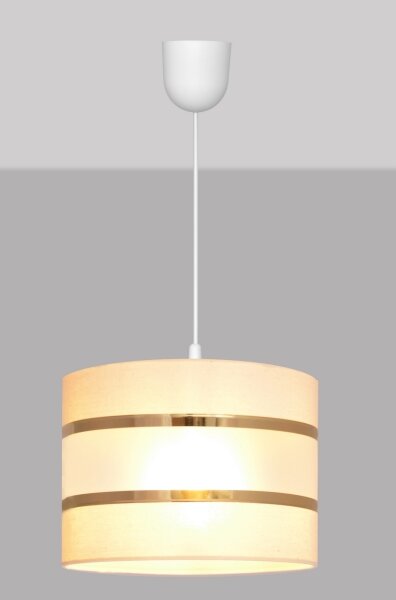 Lampadario su filo HELEN 1xE27/15W/230V crema