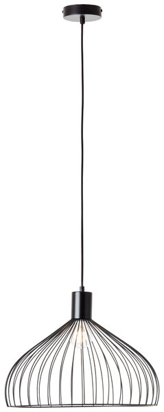 Lampada a sospensione Brilliant Blacky, diametro 40 cm, attacco E27, colore nero opaco, modello 99392/06