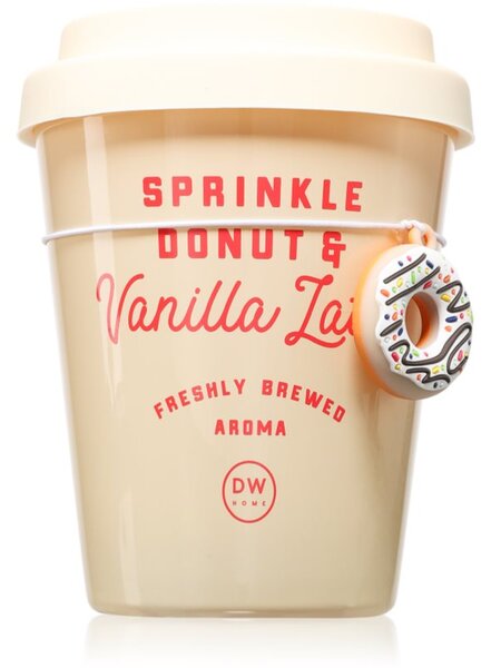 DW Home Cup Of Joe Vanilla Latte & Spinkle Donut candela profumata 318 g