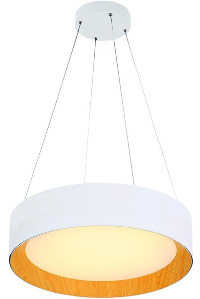Lampadario LED a sospensione con filo LED/30W/230V 3000K bianco/quercia