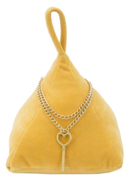Ferma Porte Triangle Arancione 14x14x20 cm in Cotone