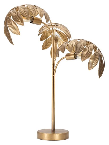 Lampada da Tavolo Leaf 57x81x57 cm in Ferro Oro