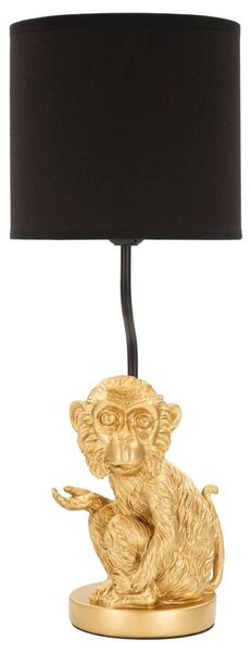 Lampada Scimmia Seduta Ø 20x51,5 cm in Poliresina e Ferro