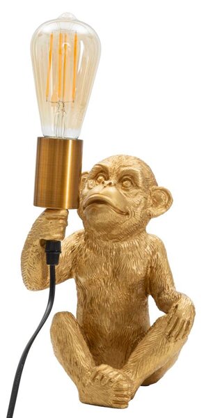 Lampada da Tavolo Monkey 17x14,5x25 cm in Poliresina