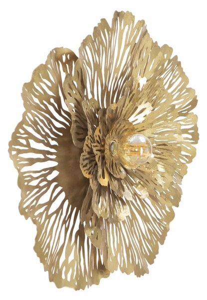 Lampada da Muro Ibis 79x12x60 cm in Ferro Oro