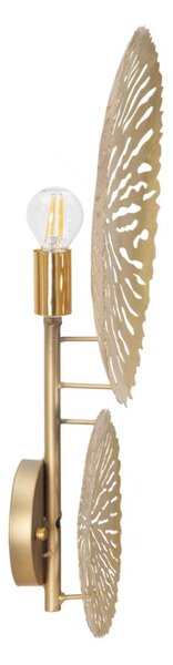 Lampada da Muro Simple Glam 28,5x8x46 cm in Ferro Oro