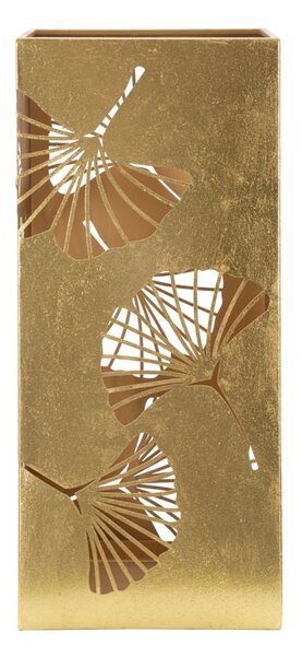 Portaombrelli Carved Leaf 24x24x55 cm in Ferro