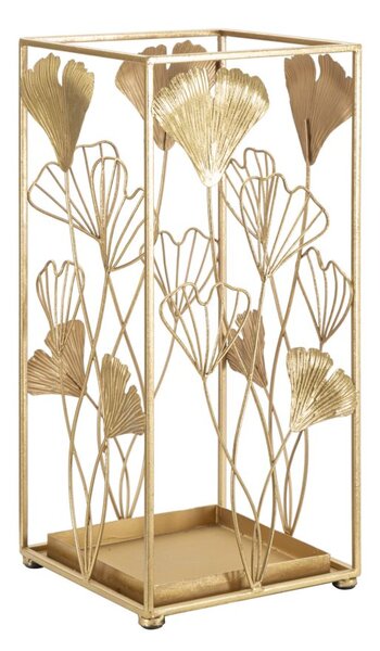 Portaombrelli Oro Leaf 22,5x22,5x48,5 cm in Ferro