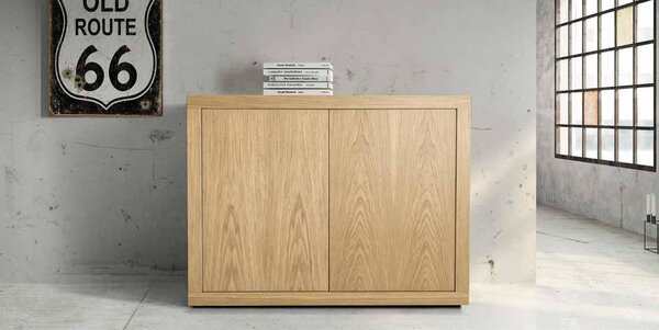 Credenza in legno,rovere naturale