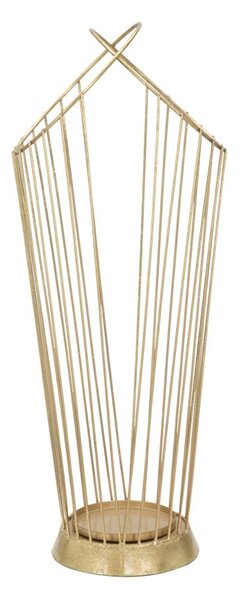 Porta Ombrelli Glam Stick 26,5x23x68,5 cm in Ferro Oro
