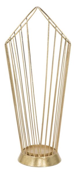Porta Ombrelli Glam Stick 25,5x18,5x60 cm in Ferro Oro