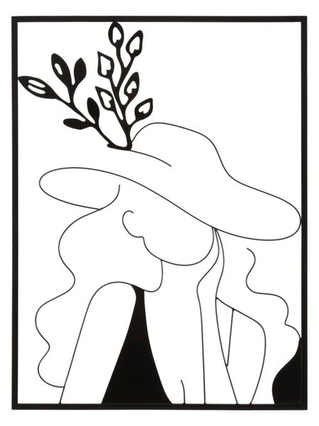Pannello da Muro Elegant 1 60x1x80 cm in Ferro