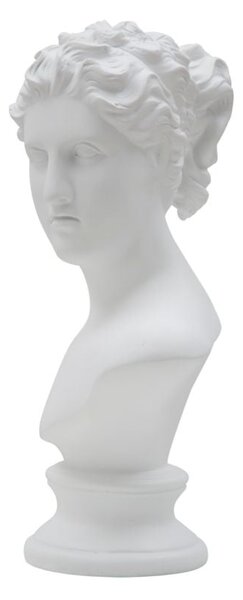 Scultura Roman Woman 21,5x14,5x34 cm in Poliresina Bianco