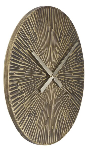 Orologio Opis Rot. Ø50x3,5 cm in Ferro Bronzo