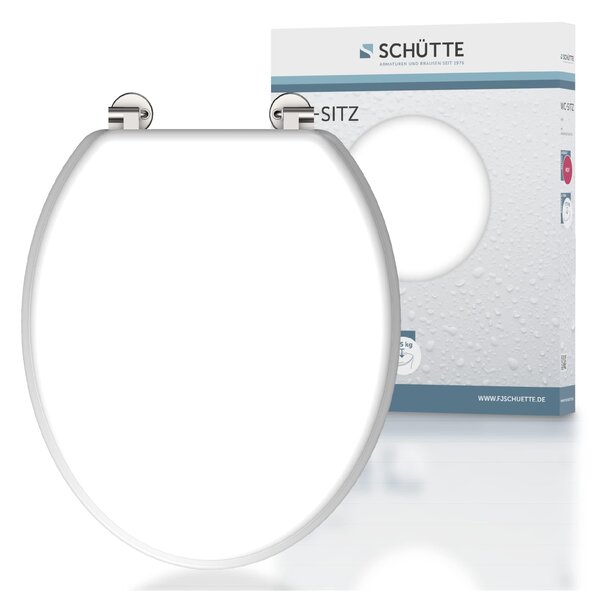 Sedile WC SCHÜTTE anima in legno BIANCO