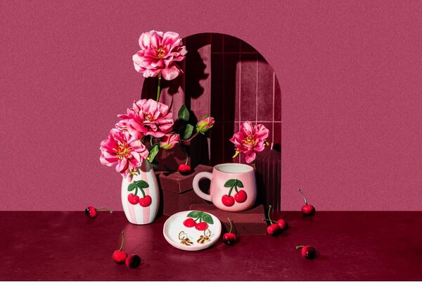 Tazza rosa chiaro 400 ml Cherry – Sass & Belle