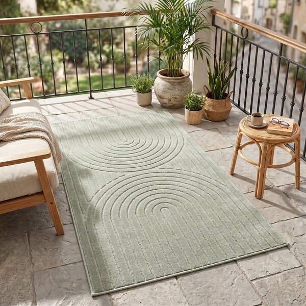 Passatoia da interno ed esterno verde 80x250 cm Nova 1201 – Ayyildiz Carpets