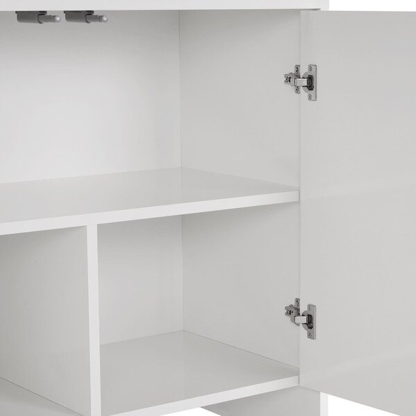 Credenza bianca 180x80x45 cm Arlen – Kalune Design
