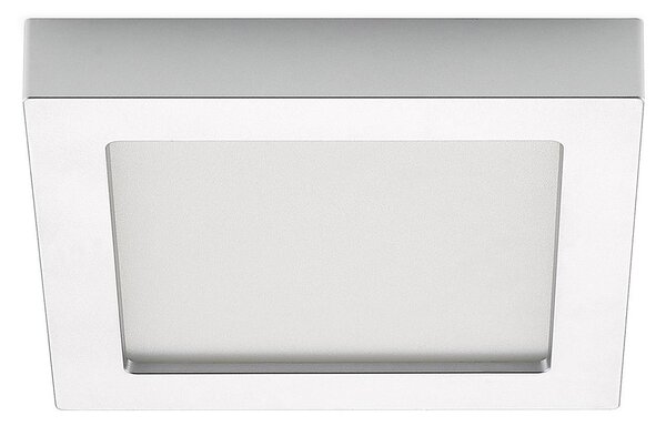 Prios Plafoniera LED Alette, argento, 22,7 cm, 24 W, dimmerabile