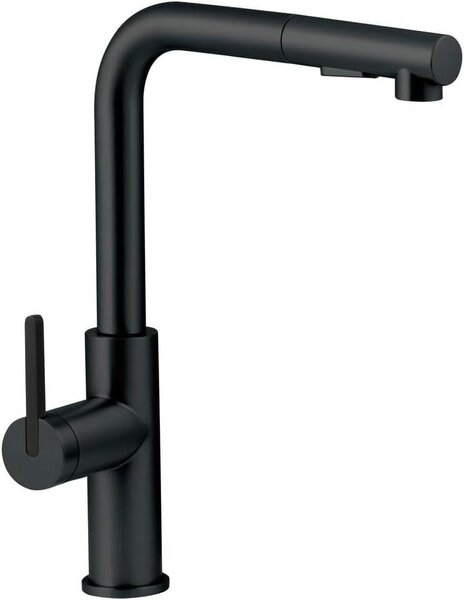 Rubinetto da cucina - Miscelatore per lavello - Pulizia del lavello - Bocchetta estraibile - 348H cm - Grigio opaco