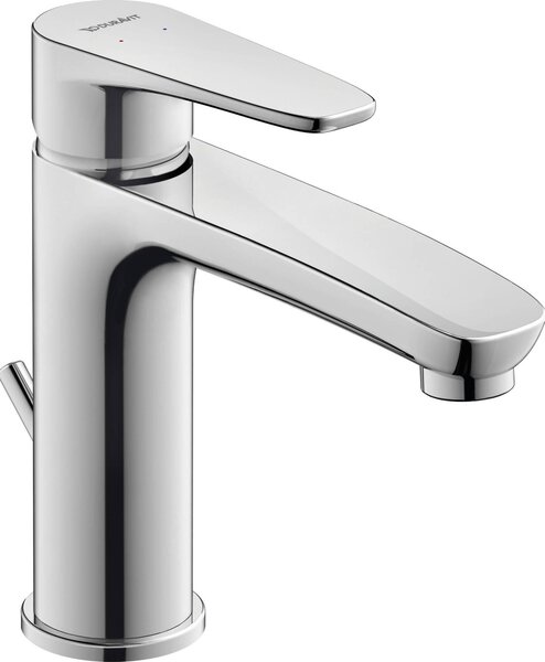 Rubinetto per lavabo, modello M (altezza del beccuccio 110 mm), rubinetto da bagno con sistema di scarico a leva