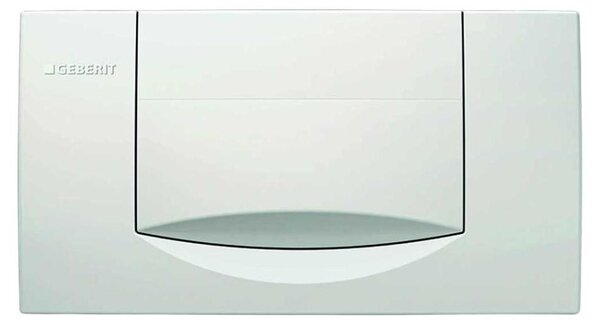 Placca di comando monotasto per cassette di risciacquo a incasso 34x18.5x3.9 cm - Bianco