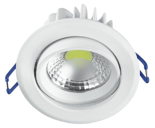 Faretto Led a Pannello Tondo Soffitto 20w 6500k Luce fredda (D 168 mm)