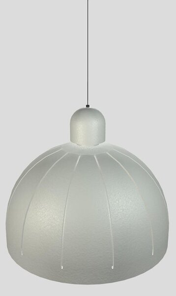 Sospensione Cupole Led 8000 K Diam 80 In Metallo Bianco Goffrato