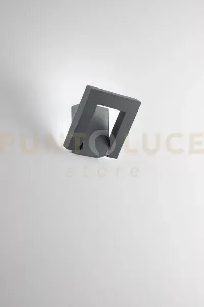 Applique in alluminio antracite opaco leva led 12w 3000k 4000k cri?