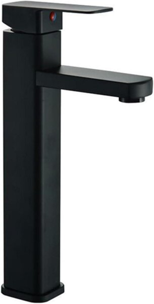 Rubinetto per lavabo nero - Miscelatore per bagno - Uso quotidiano - Cartuccia in Vetroceramica - Monocomando - Nero