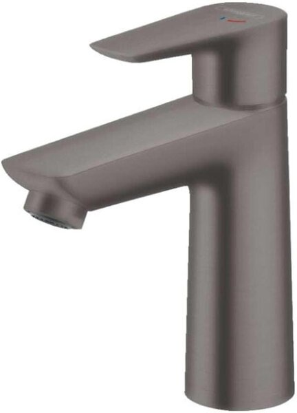 Rubinetto per lavabo - Rubinetto con apertura a freddo - Risparmio idrico - ComfortZone 110 - 5 litri/minuto - Cromo nero