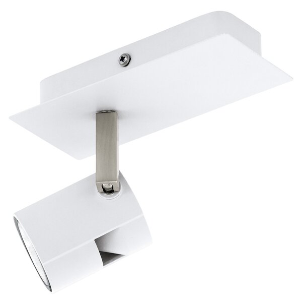 Spot Contemporaneo Vergiano In Alluminio Bianco 1 Luce Gu10 4,8W Ip20