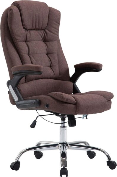 Sedia da ufficio XL - Sedia da ufficio ergonomica - Massimo comfort e sostegno | Colore: Marrone