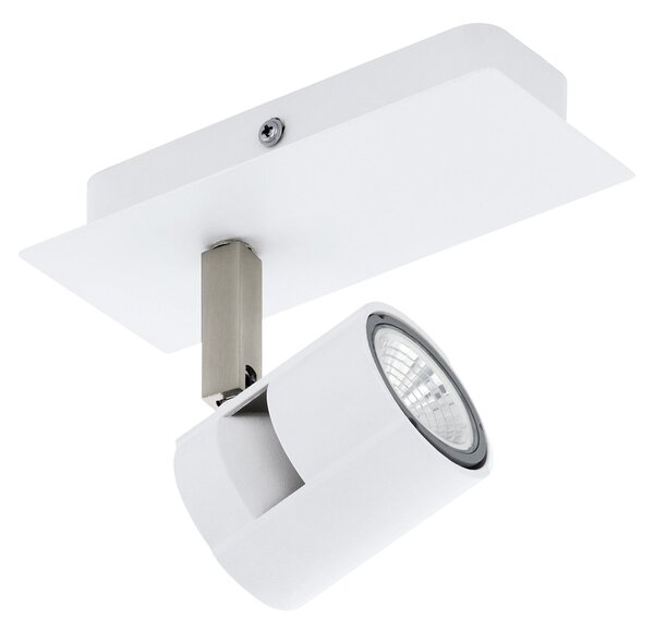 Spot Contemporaneo Vergiano In Alluminio Bianco 1 Luce Gu10 4,8W Ip20
