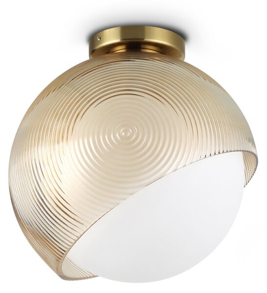 Plafoniera Bloom Ottone E27 Dimmerabile 30 cm Ideal Lux