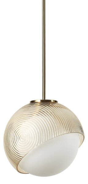 Lampada a Sospensione Bloom E27 Ottone Altezza Regolabile Ideal Lux